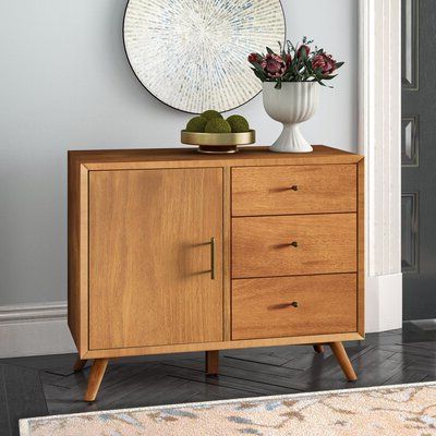 Fashionable Fessler 47.24" Wide 3 Drawer Sideboards Intended For Accent Cabinets & Chests (Photo 9 of 30)