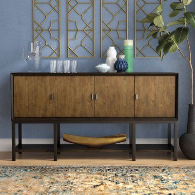 Favorite Millstadt 52" Wide 3 Drawer Pine Wood Buffet Tables Inside Industrial Sideboards & Buffets You'll Love In  (View 13 of 30)