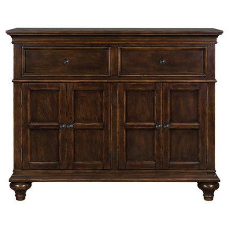 Featuring 2 Drawers And 2 Cabinets, This Rustic Cherry With 2019 Slattery 52" Wide 2 Drawer Buffet Tables (View 18 of 30)