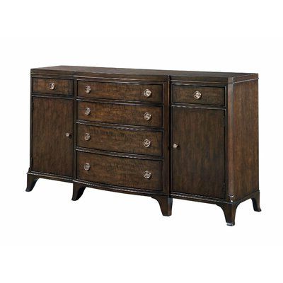 George Oliver Sideboards "new York Range" Gray Solid Pine Wood Within Favorite Beige Sideboard / Credenza Sideboards & Buffets You'll (Photo 12 of 30)