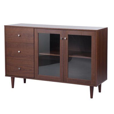 Ismay 56" Wide 3 Drawer Sideboards Throughout Widely Used Sideboards & Buffet Tables You'll Love In  (View 4 of 30)