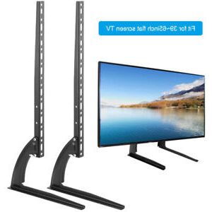 Metin Tv Stands For Tvs Up To 65" Inside Most Popular 39 65" Adjustable Universal Tv Stand Table Top Mount Base (View 16 of 30)