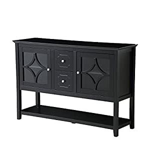 Milena 52" Wide 2 Drawer Sideboards With Regard To Well Known Amazon – Mixcept 52" Modern And Contemporary Wood (View 21 of 30)