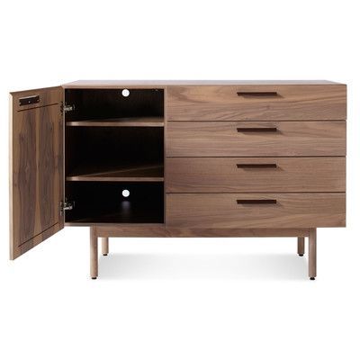 Modern Storage Cabinet Regarding Searsport 48" Wide 4 Drawer Buffet Tables (View 5 of 30)
