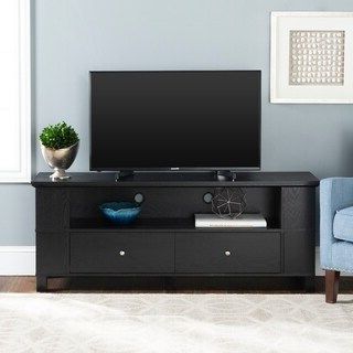 Most Popular Khia Tv Stands For Tvs Up To 60" Intended For Shop Black Wood 60 Inch Tv Stand – On Sale – Free Shipping (Photo 7 of 30)