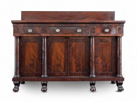 Most Recent Ellison 76" Wide Sideboards With Antique Mahogany Empire Sideboard "sold" ⋆ Bohemian's (View 2 of 30)