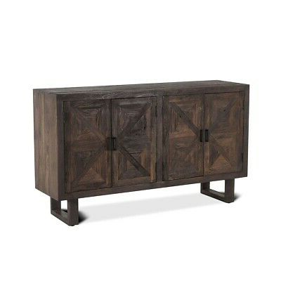 Most Recently Released 66" L Sideboard Reclaimed Old Barn Wood Neem Acacia Inside Orner Traditional Wood Sideboards (View 3 of 30)