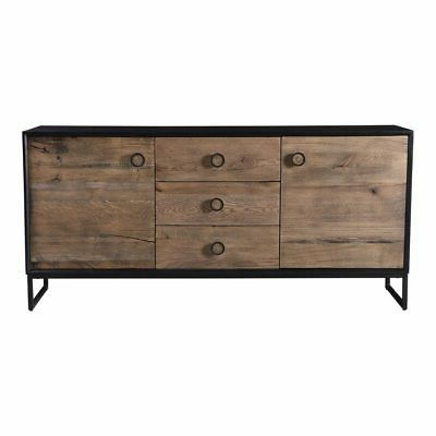 Most Recently Released 67" W Kayden Sideboard Rustic Solid Oak & Mango Wood Pertaining To Maddox 80" Wide Mango Wood Sideboards (View 1 of 30)