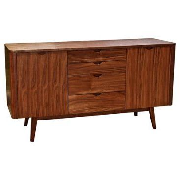 Popular Orianne 55" Wide 2 Drawer Sideboards For Milano 55" Sideboard, Walnut (View 8 of 30)