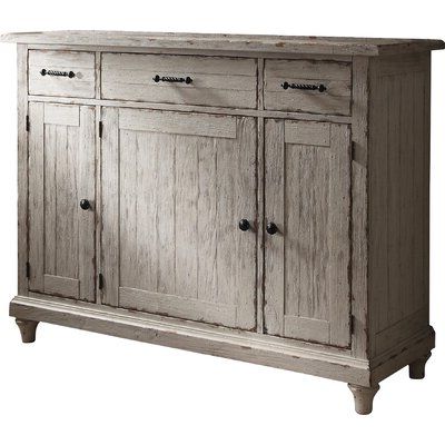 Popular Rustic & Farmhouse Sideboards, Buffets & Buffet Tables You In Chouchanik 46 Wide 4 Drawer Sideboards (Photo 10 of 30)