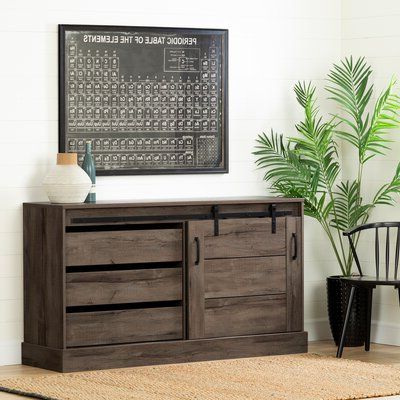 Rustic & Farmhouse Sideboards, Buffets & Buffet Tables You Regarding Best And Newest Annabella 54" Wide 3 Drawer Sideboards (View 8 of 30)