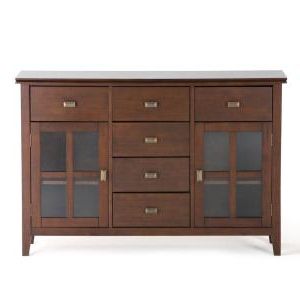 Simpli Home Artisan Solid Wood 54 In (View 17 of 30)