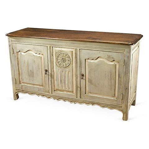 Trendy Denison Sideboard, Weathered Gray – I Like Stained Top Throughout Tabernash 55" Wood Buffet Tables (View 5 of 30)