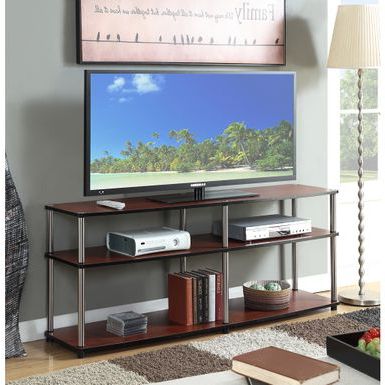 Trendy Rent To Own Convenience Concepts Designs 2go Black Intended For Khia Tv Stands For Tvs Up To 60" (Photo 23 of 30)