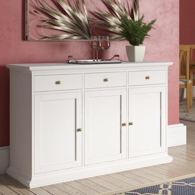 Featured Photo of 30 The Best Laux 56.57" Wide 3 Drawer Sideboards