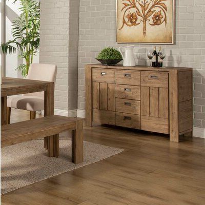 Wayfair For 2020 Laux 56.57" Wide 3 Drawer Sideboards (Photo 11 of 30)