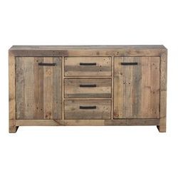 Well Known 43.97" Wide Pine Wood Drawer Servers With Mistana™ Abbey 63" Wide 3 Drawer Pine Wood Sideboard & Reviews (Photo 9 of 30)