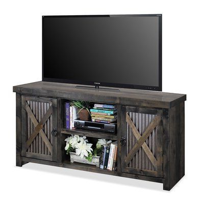 Well Known Lederman Tv Stands For Tvs Up To 70" Intended For Millwood Pines Bettie Solid Wood Tv Stand For Tvs Up To  (View 1 of 30)