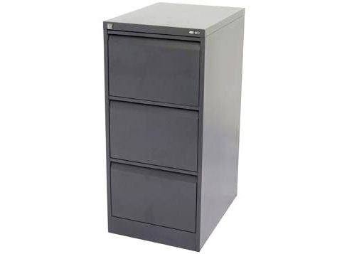 Well Known Steel Filing Cabinet – 3 Drawer (View 3 of 30)