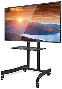 2017 Amazon: Abccanopy Mobile Tv Cart Universal Mobile Tv With Regard To Mount Factory Rolling Tv Stands (View 9 of 10)