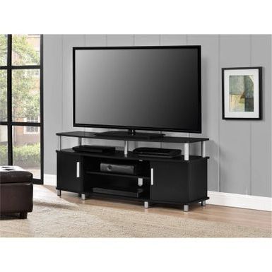 2017 Corner Tv Stands For Tvs Up To 43" Black In Rent To Own Ameriwood Home Carson Tv Stand For Tvs Up To (Photo 1 of 10)