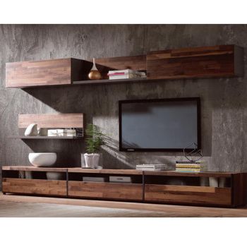 2017 Modern Simple Tv Stand,walnut Wood Veneer Tv Cabinet – Buy In All Modern Tv Stands (View 9 of 10)