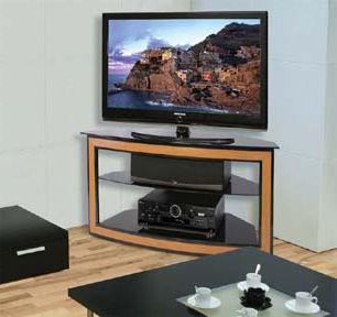 2018 Object Moved With Regard To Space Saving Black Tall Tv Stands With Glass Base (View 2 of 10)