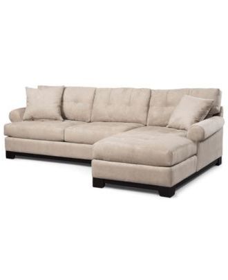 2pc Burland Contemporary Chaise Sectional Sofas Intended For Fashionable Evan Sectional Sofa, 2 Piece (apartment Sofa And Chaise (View 6 of 10)