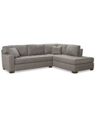 2pc Burland Contemporary Sectional Sofas Charcoal Regarding 2018 Dartford 114" 2 Pc. Fabric Sectional, Created For Macy's (Photo 2 of 10)