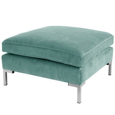 4pc Alexis Sectional Sofas With Silver Metal Y Legs Pertaining To Preferred 4pc Alexis Sectional With Silver Metal Y Legs Teal Velvet (View 8 of 10)