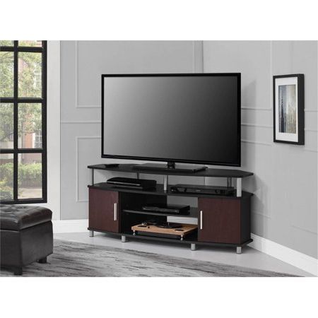 Ameriwood Home Carson Corner Tv Stand For Tvs Up To 50 Within Favorite Harbor Wide Tv Stands (View 2 of 10)