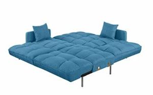 Artisan Blue Sofas In 2018 Casa Andrea Modern Linen Fabric Futon Sectional Sofa,  (View 8 of 10)