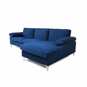Artisan Blue Sofas In Best And Newest Sofa Couch L Shape Sofa Settee 3 Seater Sofa With Lounge (View 6 of 10)
