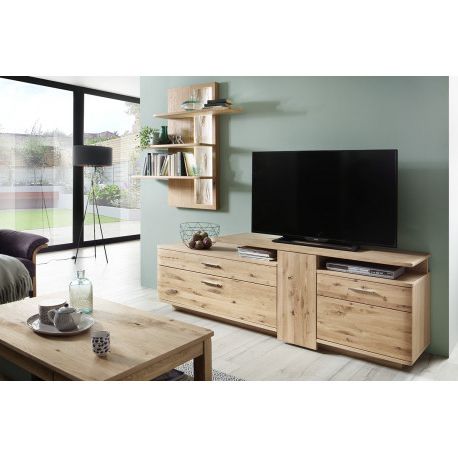 Bergen Tv Stands In Recent Santori 210cm Assembled Solid Wood Tv Unit – Modern Wood (View 3 of 10)