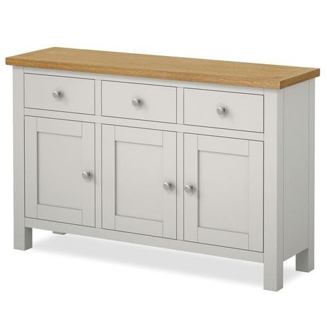 Best And Newest Bromley Grey Tv Stands In Farrow Grey Large Sideboard (View 3 of 10)
