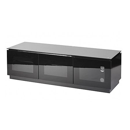 Best And Newest Edgeware Black Tv Stands For Mmt Mmtd1500, Black Gloss Tv Cabinet For Tvs Up To 65 Inch (View 10 of 10)