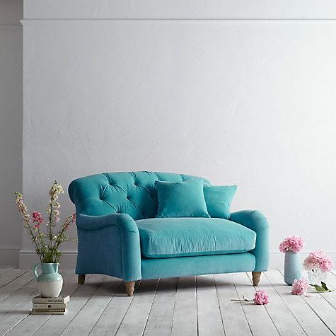 Brayson Chaise Sectional Sofas Dusty Blue Intended For Recent Crumble Snugglerloaf At John Lewis, Clever Velvet (Photo 10 of 10)