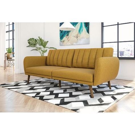 Brittany Sectional Futon Sofas For Most Recently Released Novogratz Brittany Full 81.5" Split Back Convertible Sofa (Photo 4 of 10)