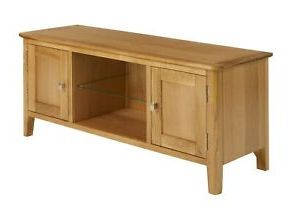 Bromley Extra Wide Oak Tv Stands Throughout Favorite Retro Oak Large Tv Unit / Wide Media Stand / Scandi Wood (Photo 6 of 10)