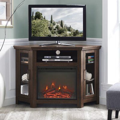 Brown Corner Tv Stands & Entertainment Centers You'll Love With Most Recent Hex Corner Tv Stands (Photo 3 of 10)