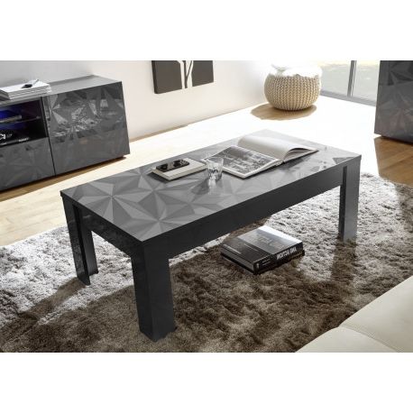 Casablanca Tv Stands Inside Fashionable Prisma Decorative Grey Gloss Coffee Table – Coffee Tables (View 7 of 10)