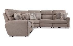 Charleston 6 Piece Left Arm Facing Power Reclining For Preferred Contempo Power Reclining Sofas (View 3 of 10)
