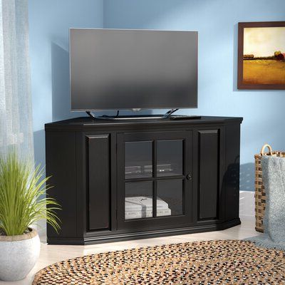 Charlton Home® Tucci Corner Tv Stand For Tvs Up To 50 With Recent Camden Corner Tv Stands For Tvs Up To 50" (View 2 of 10)