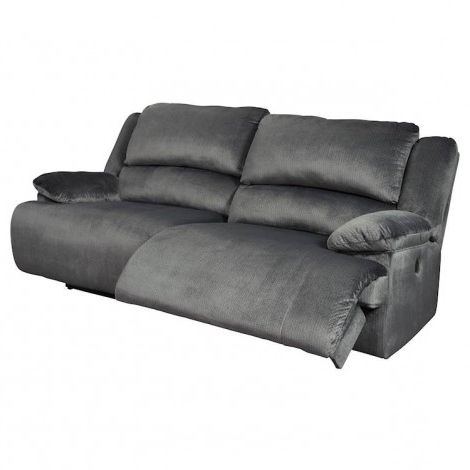 Clonmel Charcoal 2 Seat Reclining Power Sofa With Regard To Fashionable Power Reclining Sofas (Photo 1 of 10)