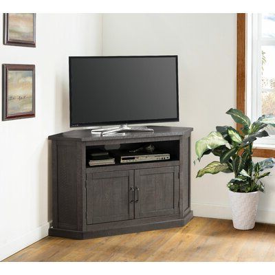 Corner Tv Stands For Tvs Up To 43" Black Regarding Favorite 55 Inch Tv Corner Tv Stands & Entertainment Centers You'll (Photo 8 of 10)