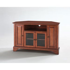Featured Photo of 10 Photos Alexandria Corner Tv Stands for Tvs Up to 48" Mahogany
