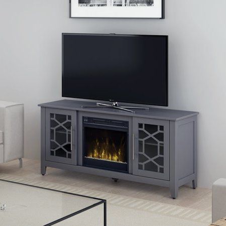 Elmhurst Cool Gray Tv Stand For Tvs Up To 60" With With Regard To Most Recent Margulies Tv Stands For Tvs Up To 60" (Photo 1 of 10)