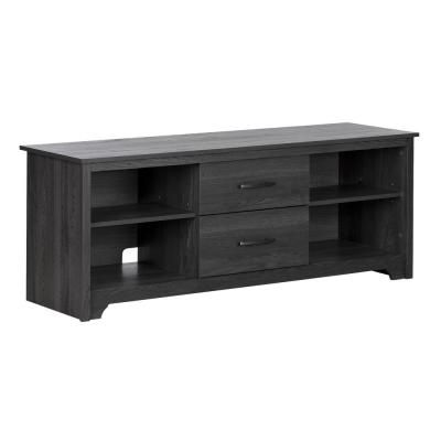 Famous 55 – 60 – Tv Stands – Living Room Furniture – The Home Depot Inside Wide Tv Stands Entertainment Center Columbia Walnut/black (Photo 3 of 10)