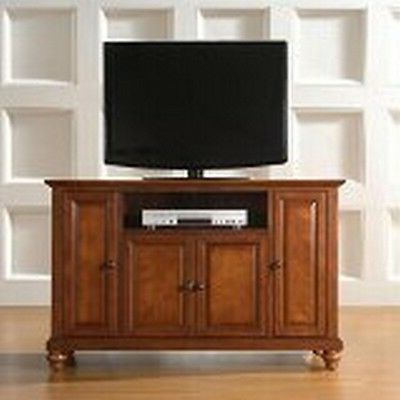 Famous Crosley Furniturecrosley Furniture Cambridge 48 Inch Tv Pertaining To Owen Retro Tv Unit Stands (View 9 of 10)