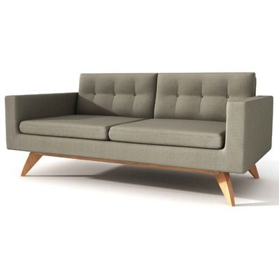 Famous Luna Leather Sectional Sofas Pertaining To True Modern Luna Loveseat Sofa $ (View 6 of 10)